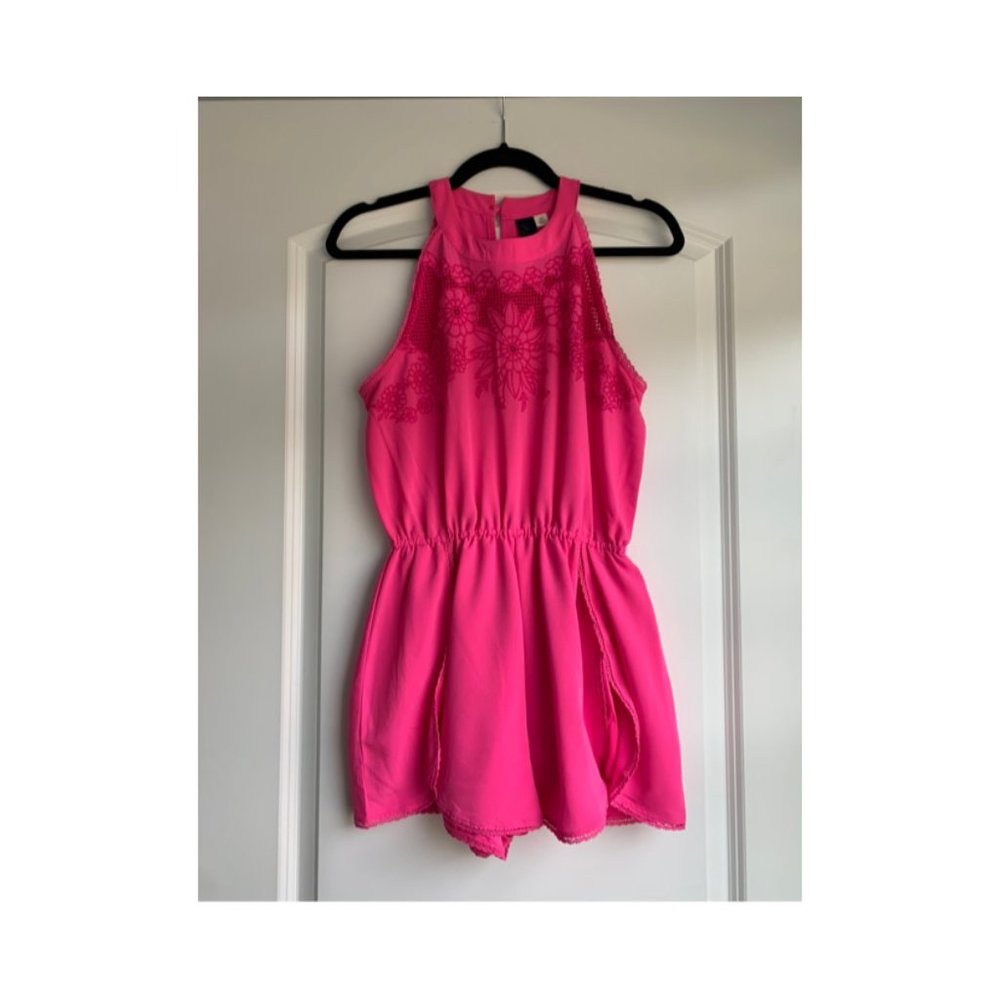 Hot Pink Francesca's Romper